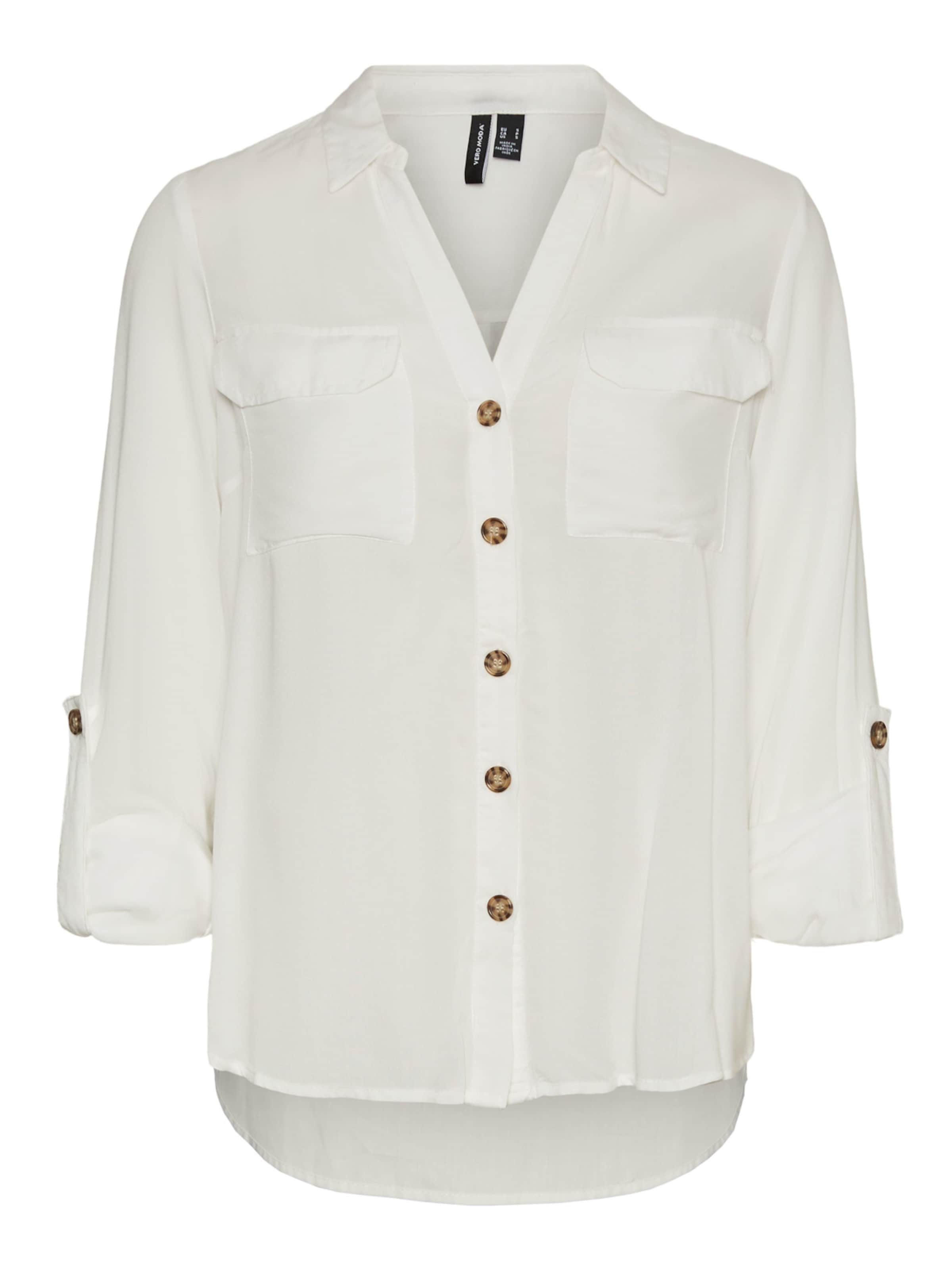 Vero Moda Tall Blouse &#x27;Bumpy&#x27; in White: front