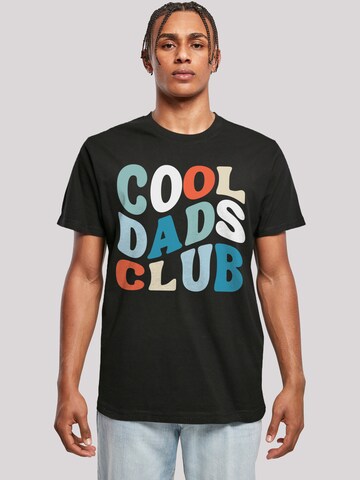 T-Shirt 'Cool Dads Club' F4NT4STIC en noir : devant