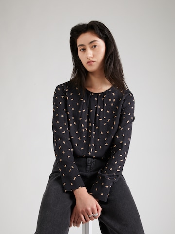 TAIFUN Blouse in Black: front