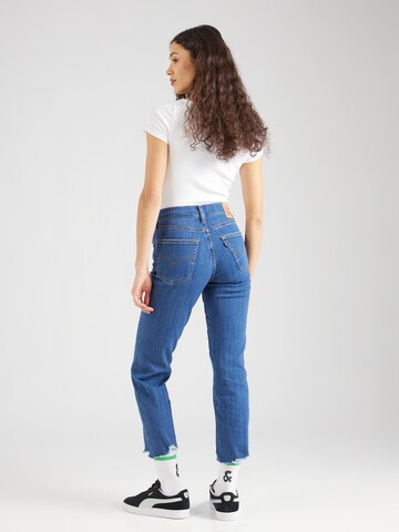 LEVI'S ® Regular Jeans '724 Hirise Straight Crop' i blå