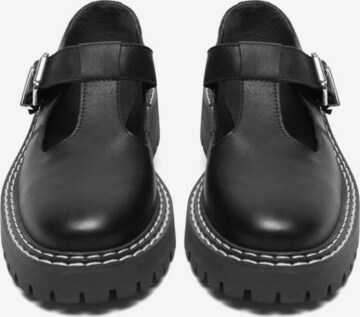 Mocassin 'BIAGUNNA Mary Jane ' Bianco en noir