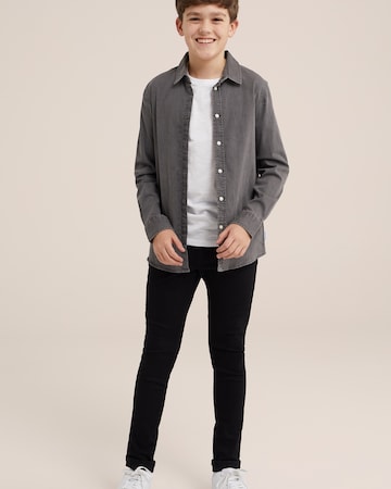 Regular fit Camicia di WE Fashion in grigio
