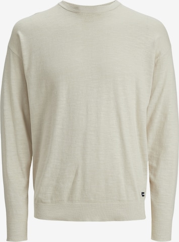 JACK & JONES Trui 'ENERGY' in Beige: voorkant