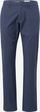 s.Oliver Slimfit Chino kalhoty – modrá: přední strana