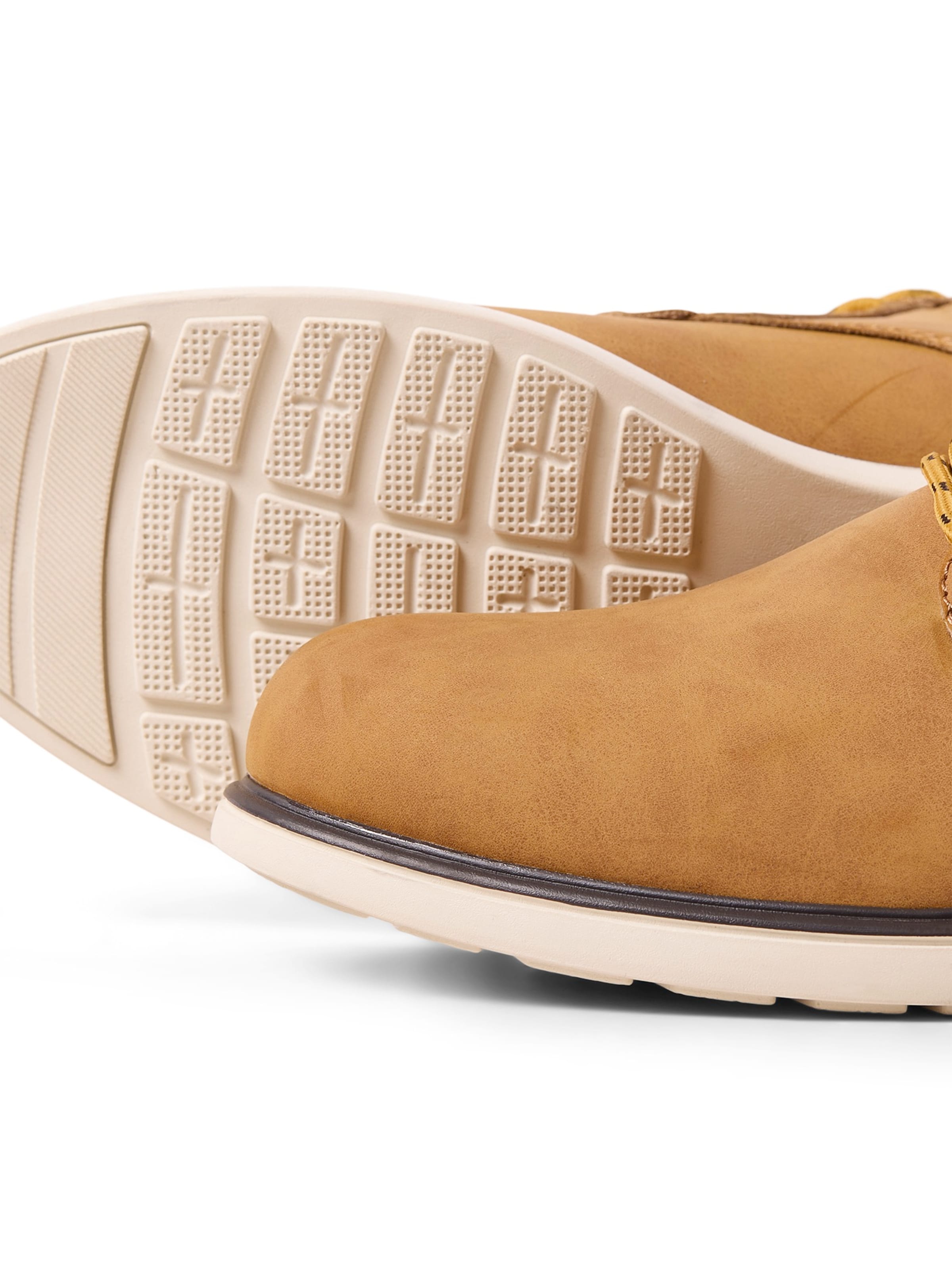 JACK & JONES Lace-Up Boots 'JFWDENVER' in Yellow