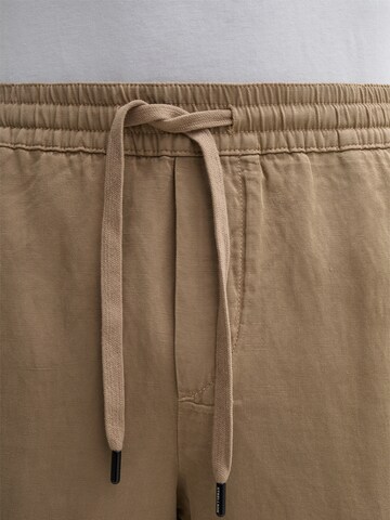 STRELLSON Loosefit Shorts 'Kaji' in Braun