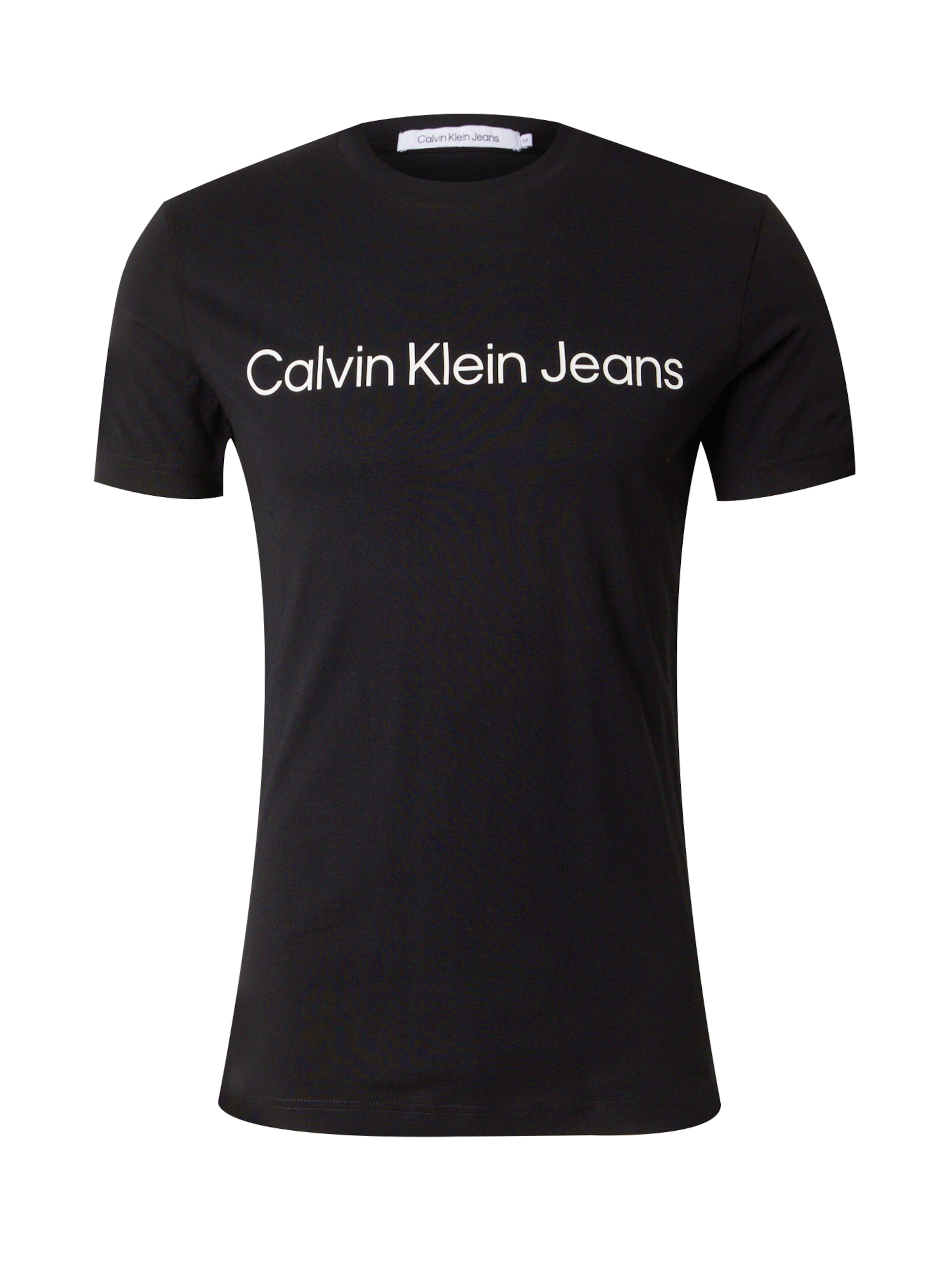 Calvin Klein Jeans Μπλουζάκι σε μαύρο: μπροστά