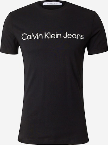 Maglietta di Calvin Klein Jeans in nero: frontale