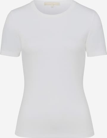 Les Lunes Shirt 'RYLIEE Rib' in Wit: voorkant