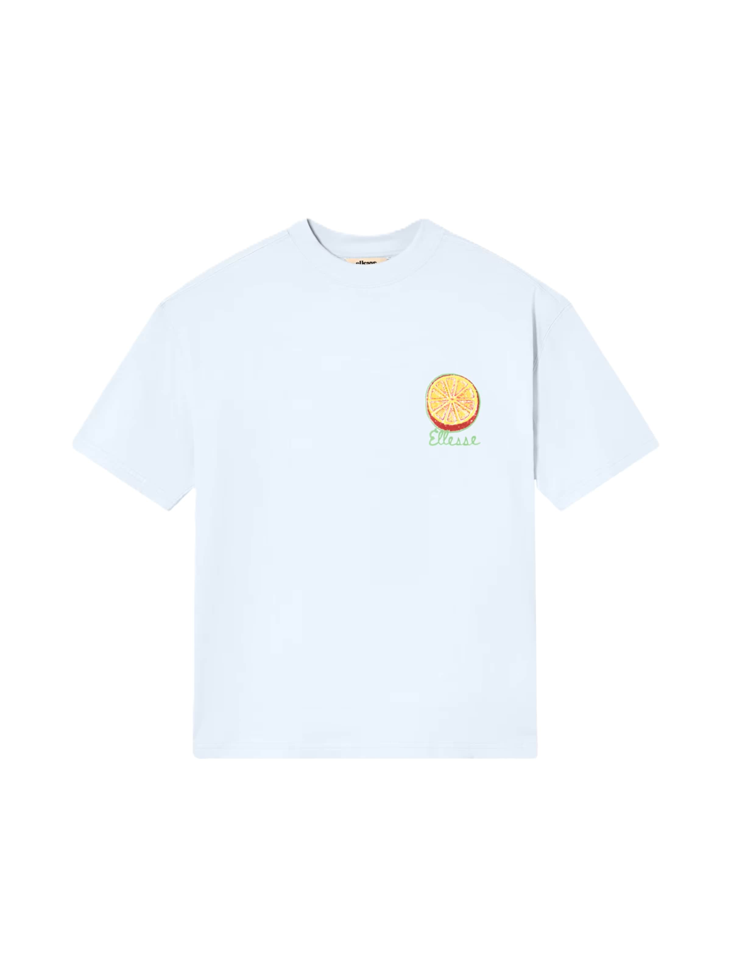 ELLESSE Shirt 'The Citrus Tree' in L in Light blue / Green / Orange, Item view