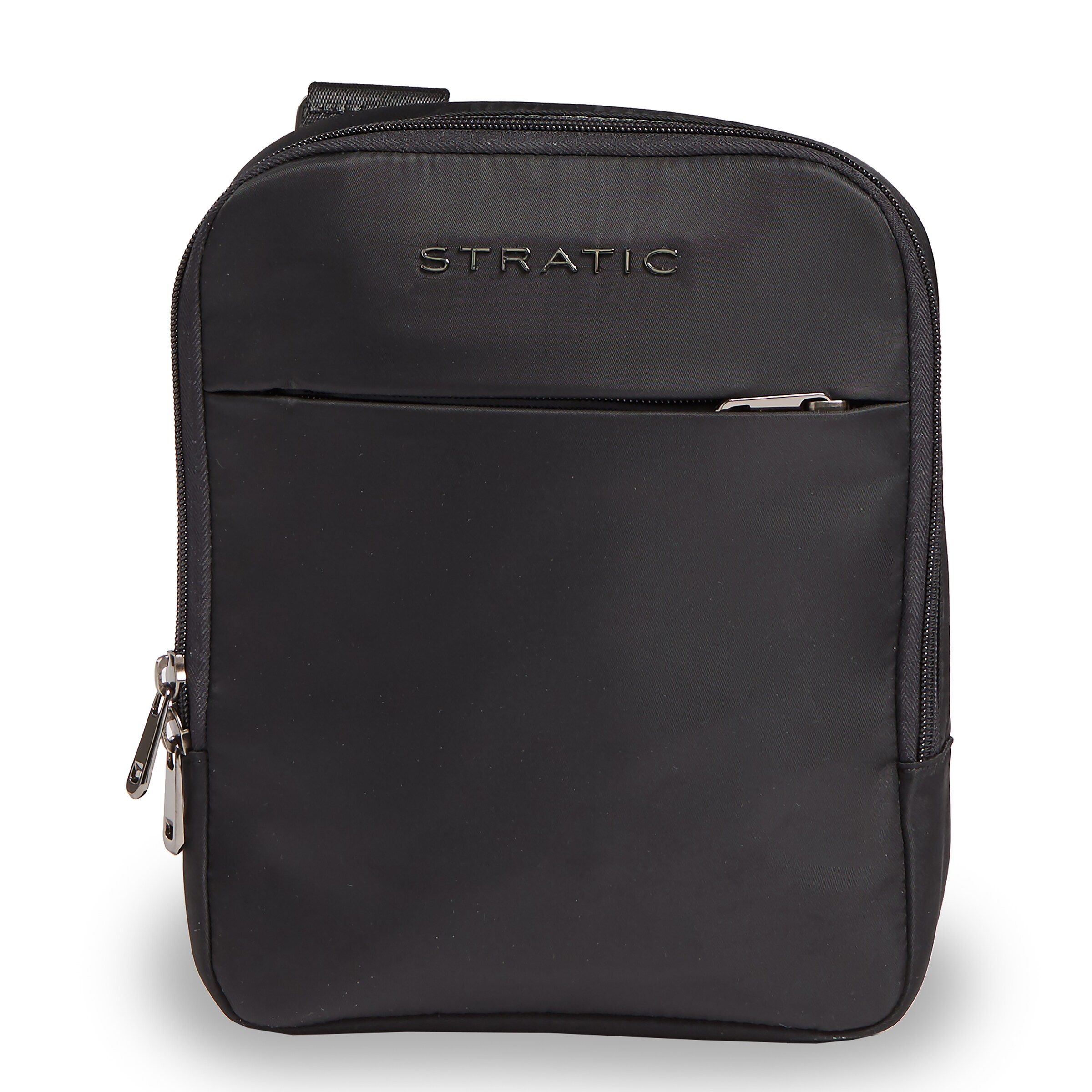 Stratic Crossbody Bag in Black: front