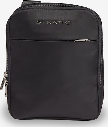 Stratic Crossbody Bag in Black: front