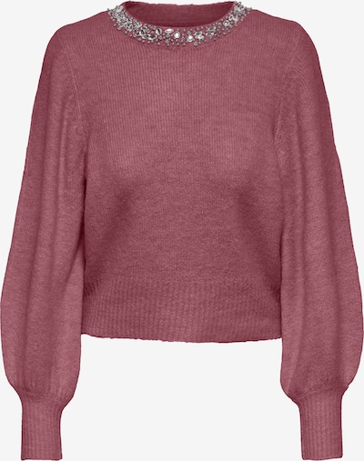 Megztinis 'ONLELSA' iš ONLY, spalva – rausvai raudona / sidabrinė, Prekių apžvalga