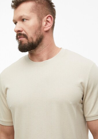 T-Shirt s.Oliver Men Tall Sizes en beige
