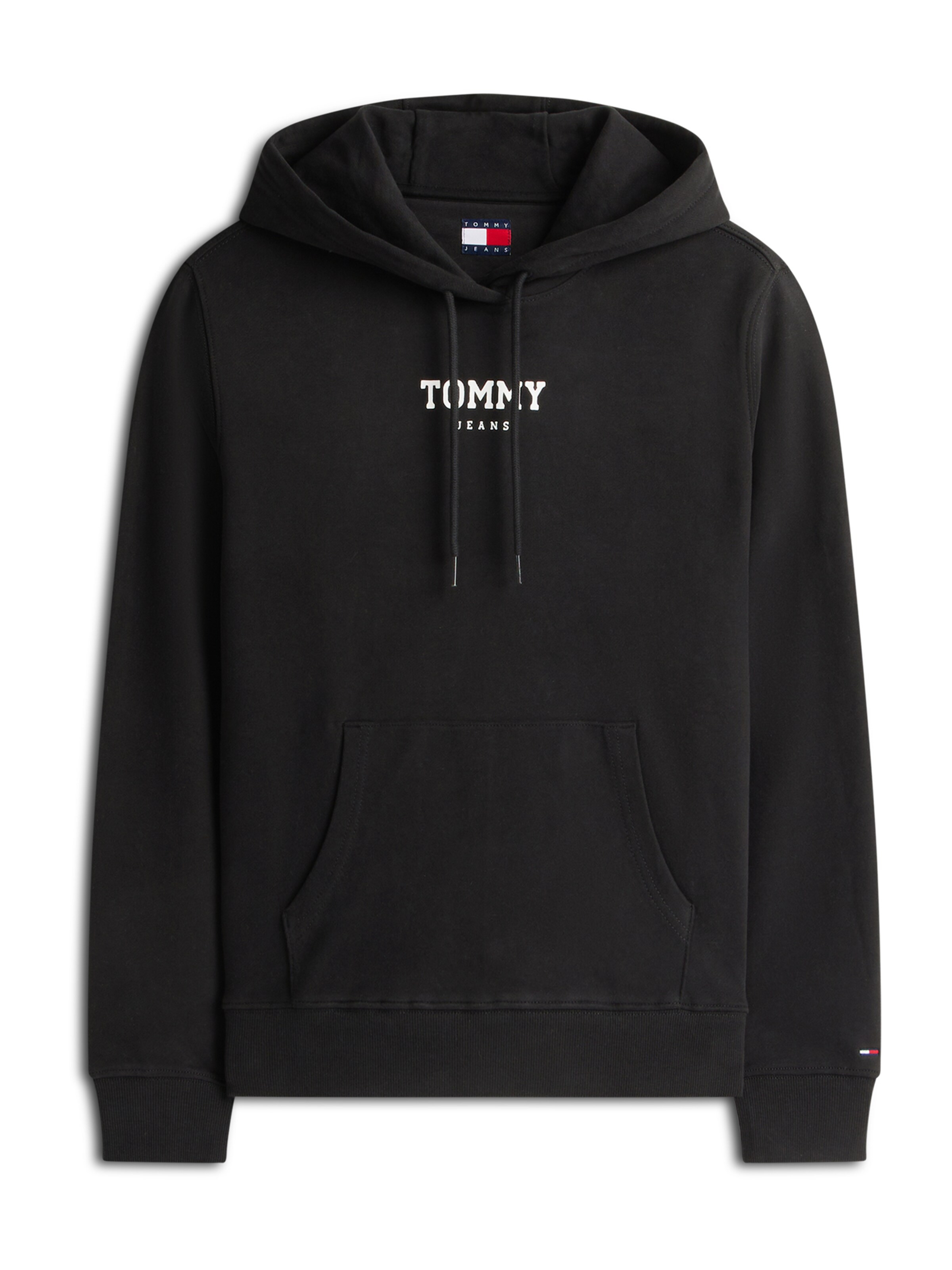 Tommy Jeans Sweatshirt 'ESS' in Schwarz: Vorderseite