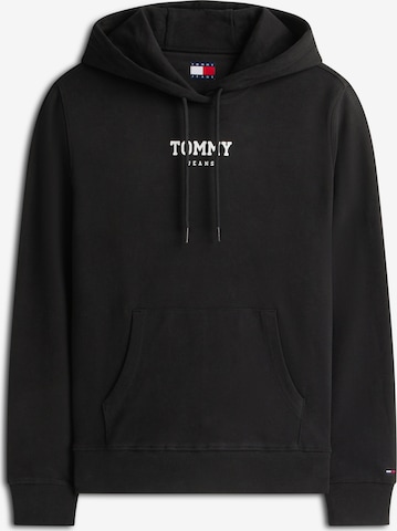 Tommy Jeans Sweatshirt 'ESS' in Schwarz: Vorderseite