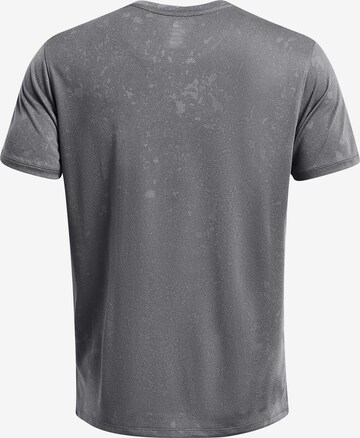 UNDER ARMOUR Shirt 'Launch Splatter' in Grau