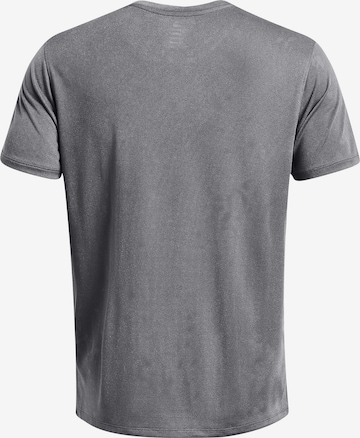 UNDER ARMOUR Performance Shirt 'Launch Splatter' in Grey
