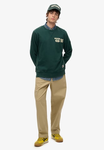 Sweat-shirt Superdry en vert