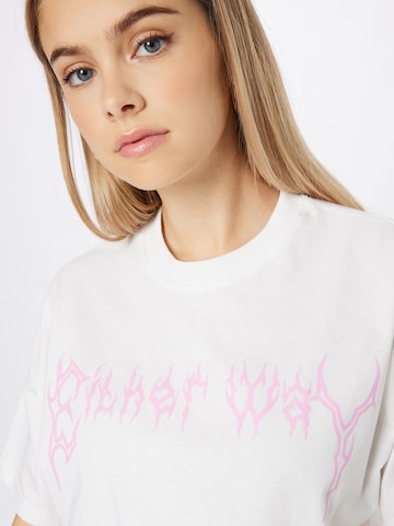 Public Desire T-shirt i vit