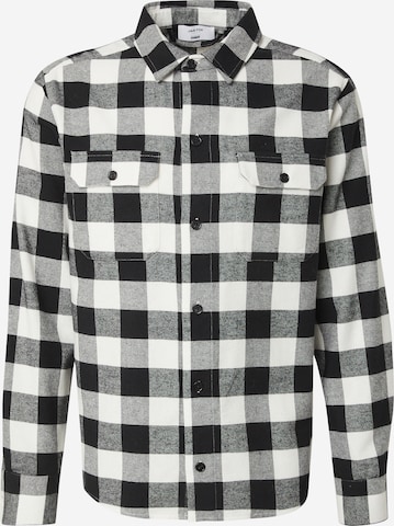 Camicia 'Efe' di DAN FOX APPAREL in nero: frontale