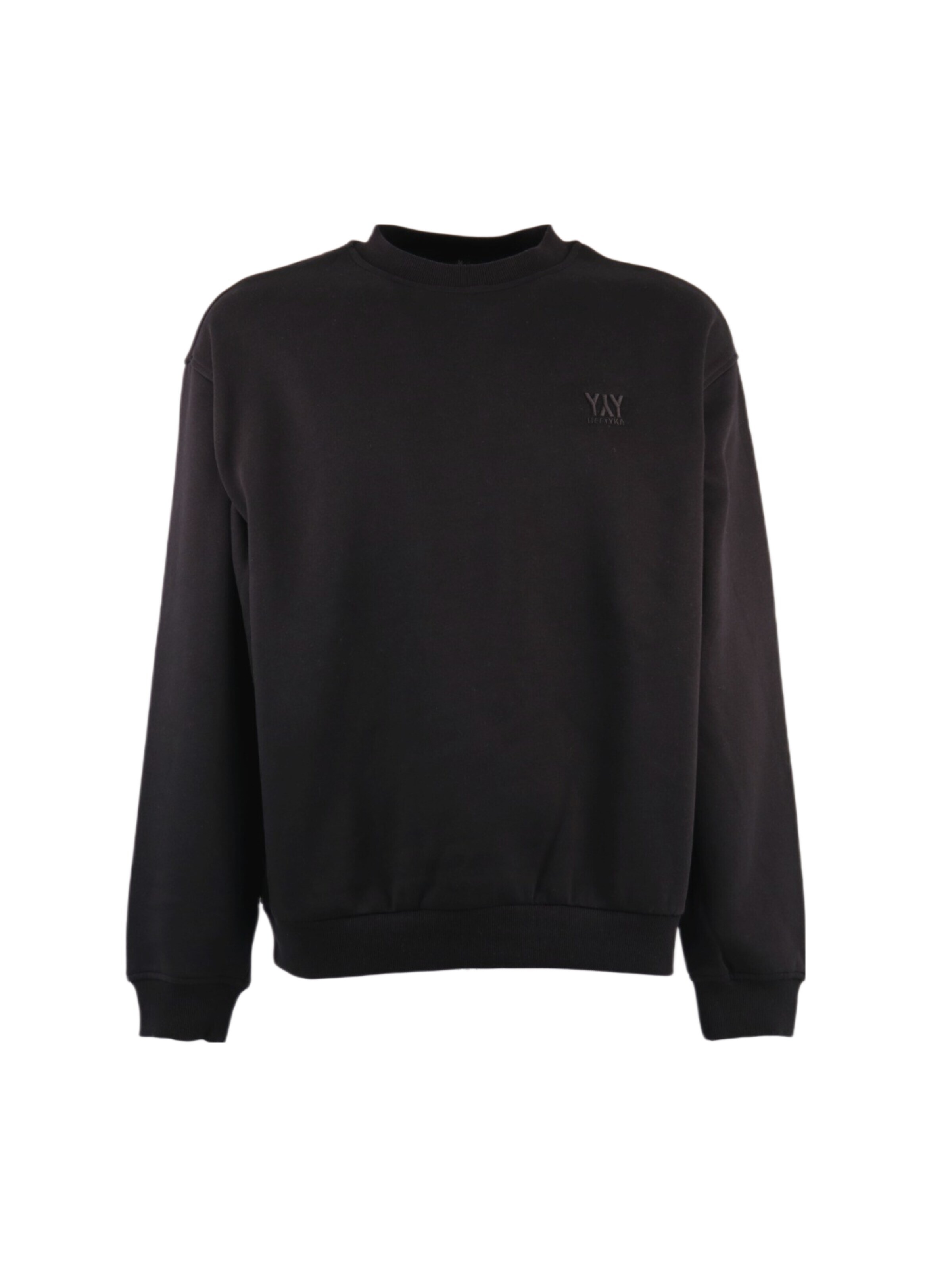 HEFTYKA Sweatshirt in Black: front
