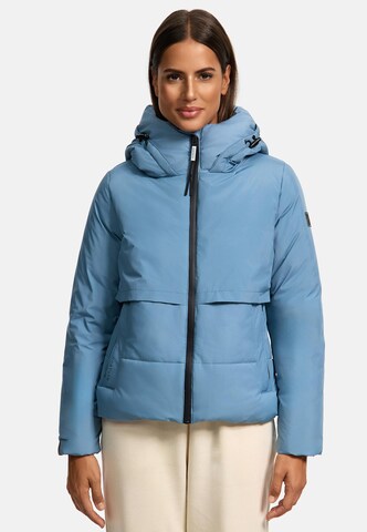 NAVAHOO Weatherproof jacket 'Liebesküken XIV' in Blue: front