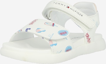 TOMMY HILFIGER Sandals 'FANTASY' in White: front