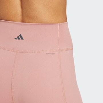 ADIDAS PERFORMANCE Skinny Sporthose 'All Me Essentials' in Pink