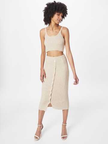 4th & Reckless Knitted top 'TASHA' in Beige