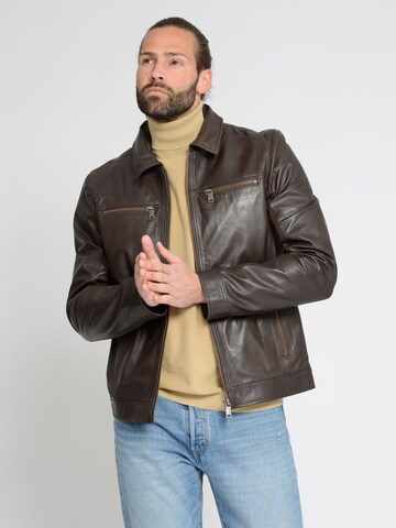 Veste mi-saison MUSTANG en marron : devant