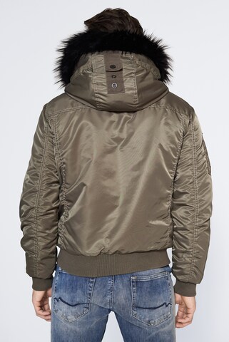 Harlem Soul Winter Jacket 'Bos-Ton' in Green