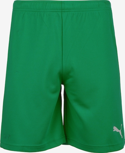 PUMA Pantalon de sport 'TeamRise' en vert / blanc, Vue avec produit