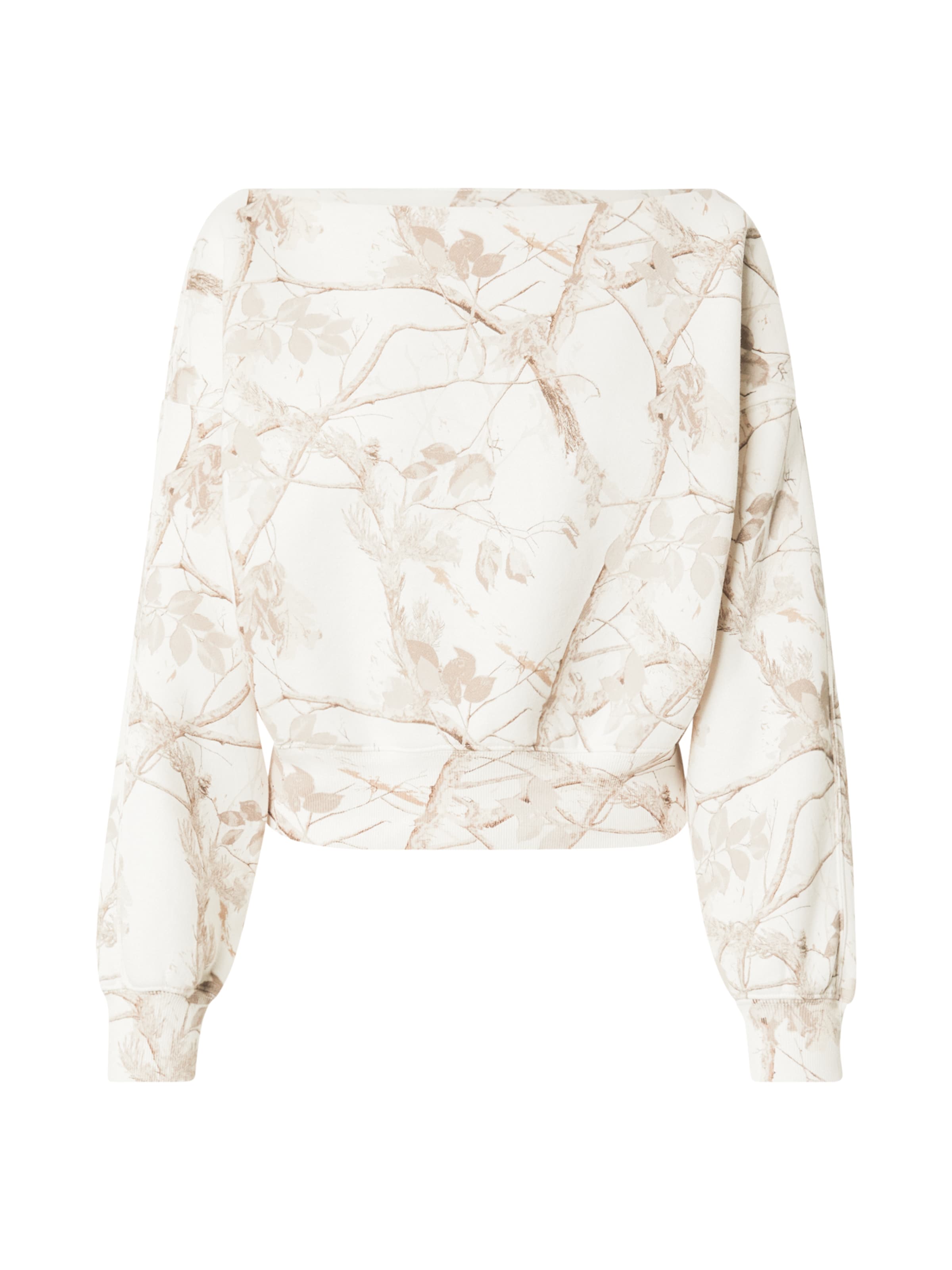 Abercrombie & Fitch Mikina 'SUNDAY' – béžová: přední strana