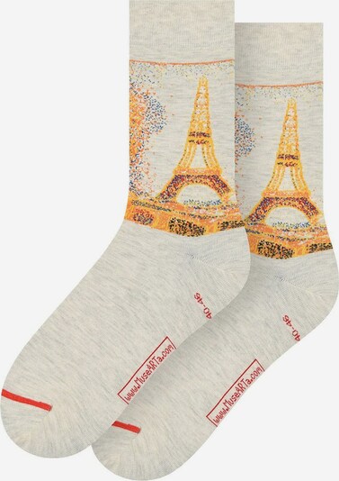 MuseARTa Socken 'Eiffel Tower' in greige / mischfarben, Produktansicht
