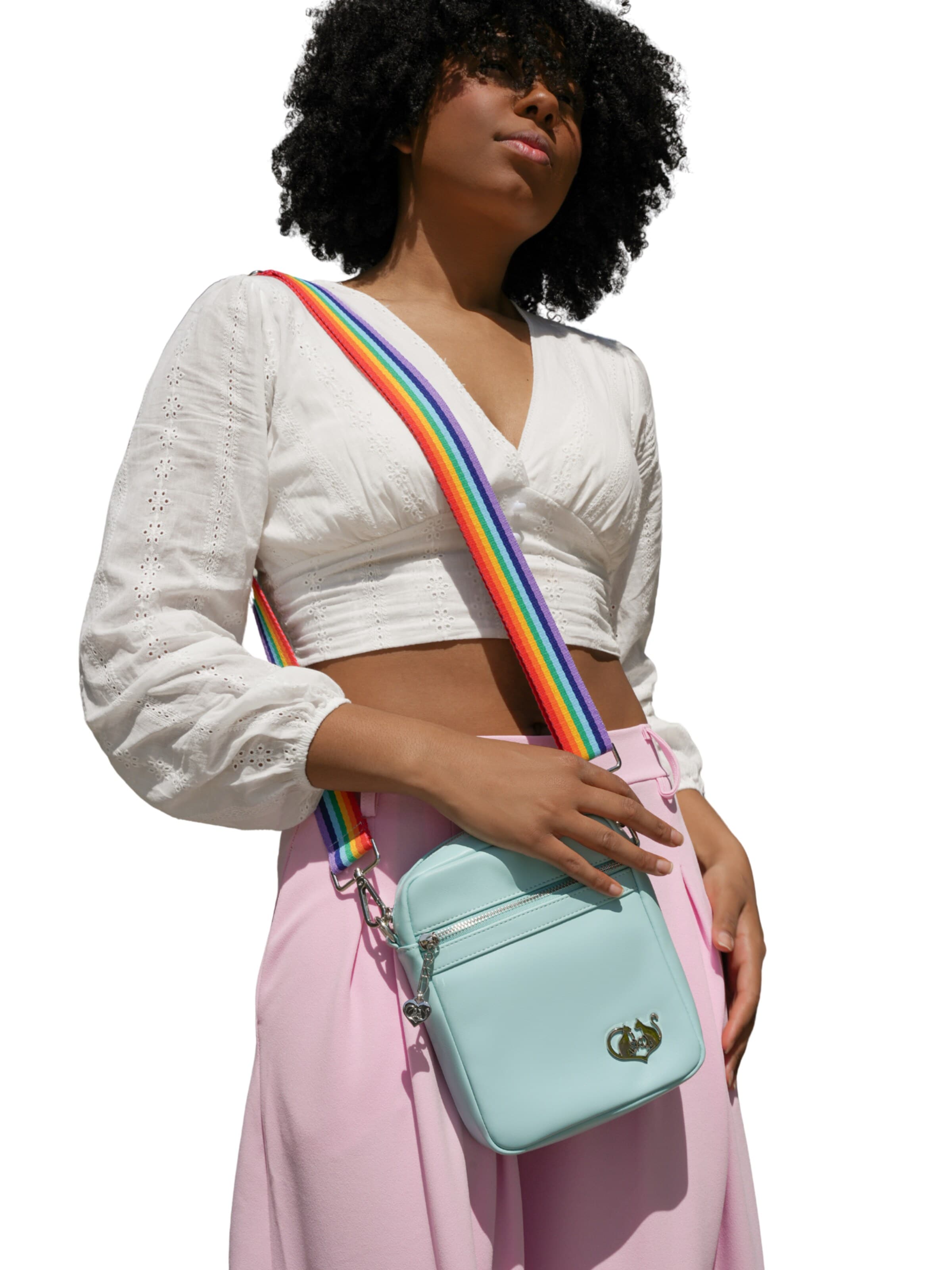 SKD Fashion Revolution Olkalaukku 'SKD Carrying Pride Forward' värissä sininen