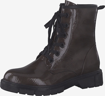 MARCO TOZZI Lace-Up Ankle Boots in Brown: front