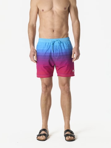 KOROSHI Badeshorts in Blau: Vorderseite