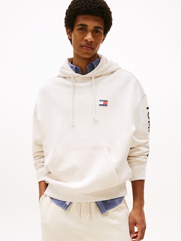 Tommy Jeans Sweatshirt 'NEW CLASSICS' in Beige: front