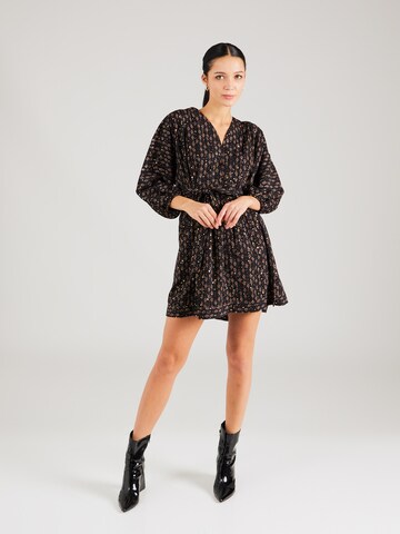 Robe-chemise Molly BRACKEN en noir : devant