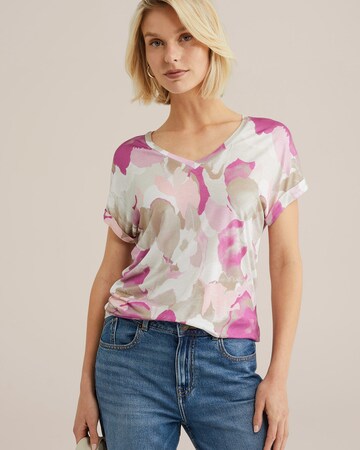 WE Fashion Футболка в Ярко-розовый: спереди