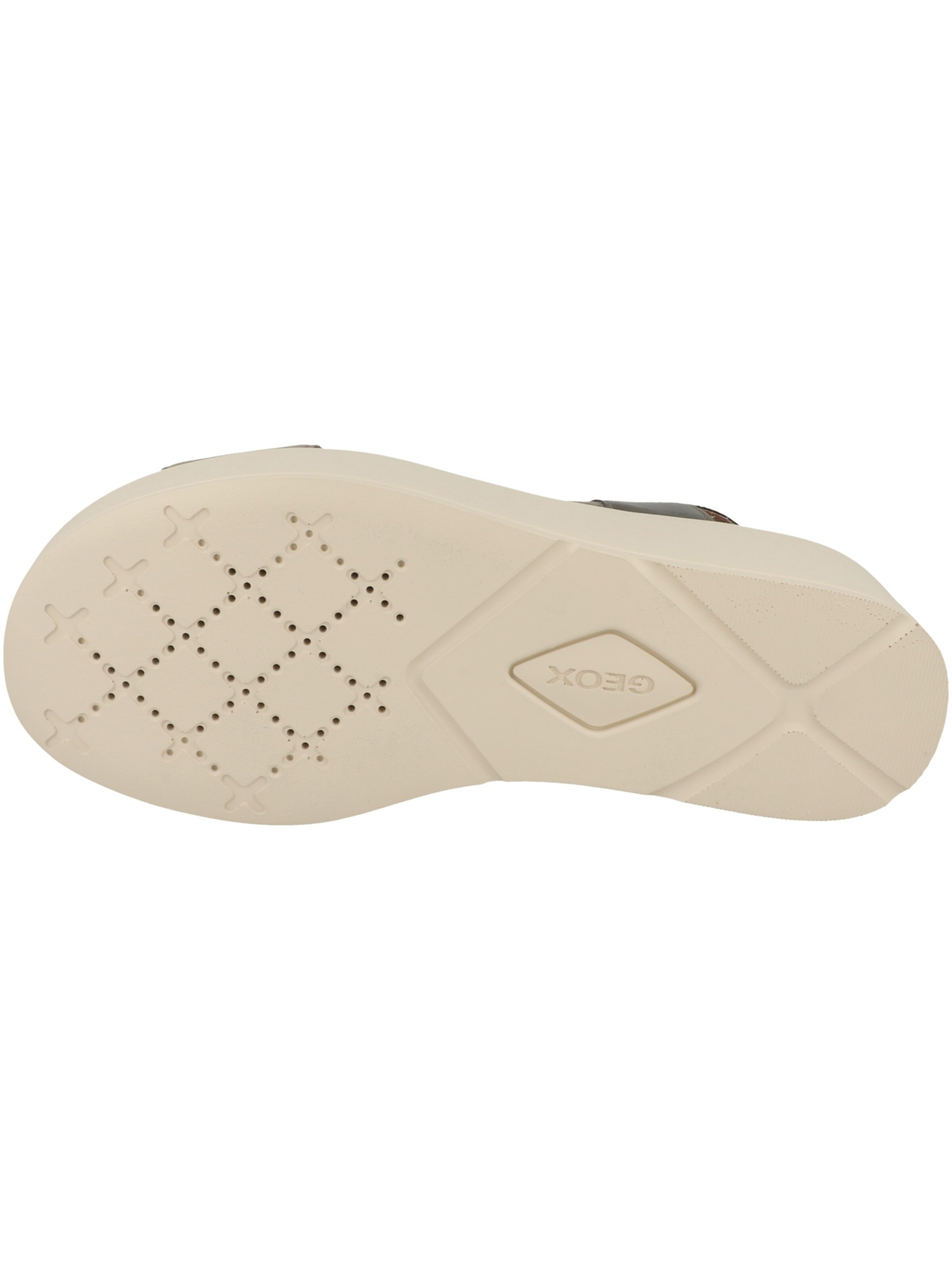 GEOX Keilsandale in Grün