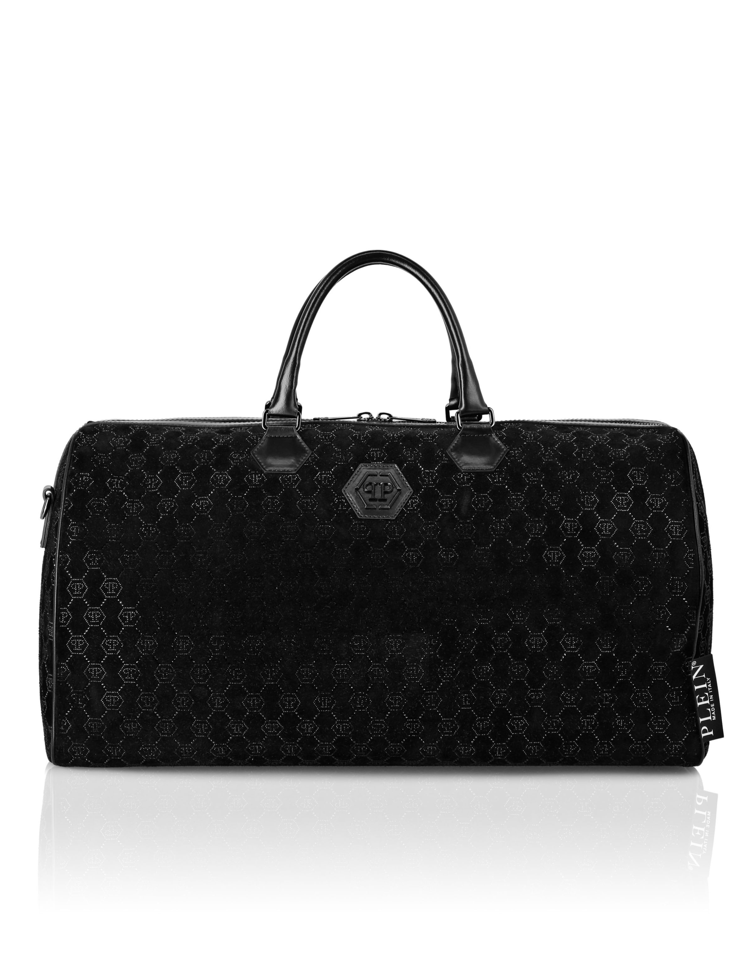 Philipp Plein Travel bag in Black: front
