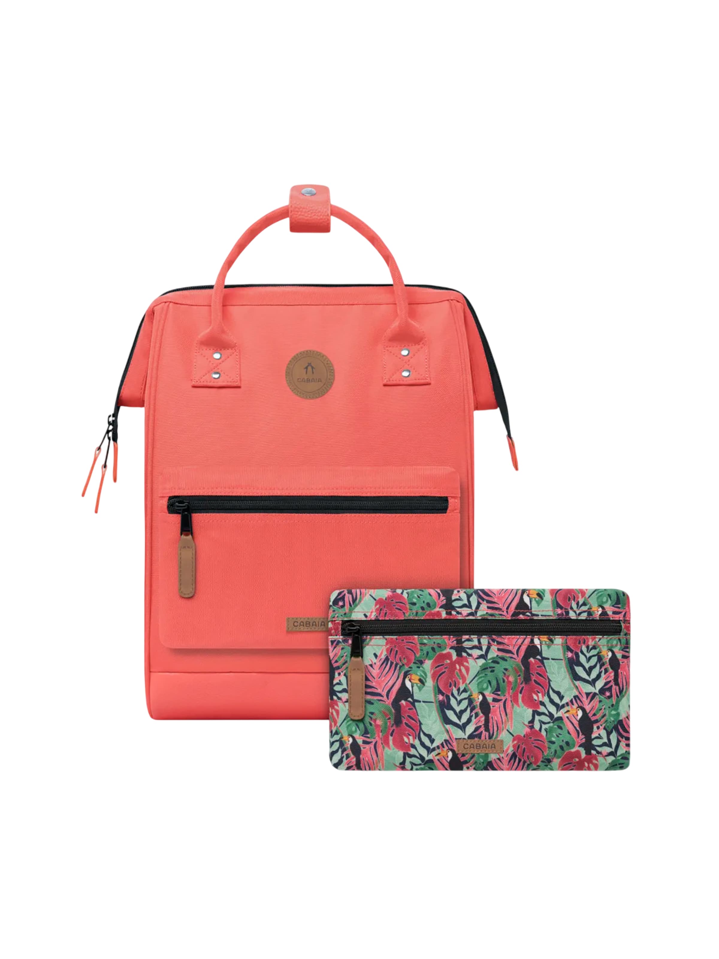 Cabaia Backpack 'Himare M' in Orange: front