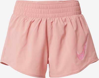 NIKE Pantalon de sport en rose / rouge pastel / blanc, Vue avec produit