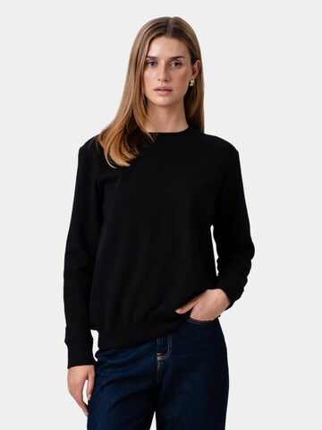 TEESHOPPEN Sweatshirt in Black: front