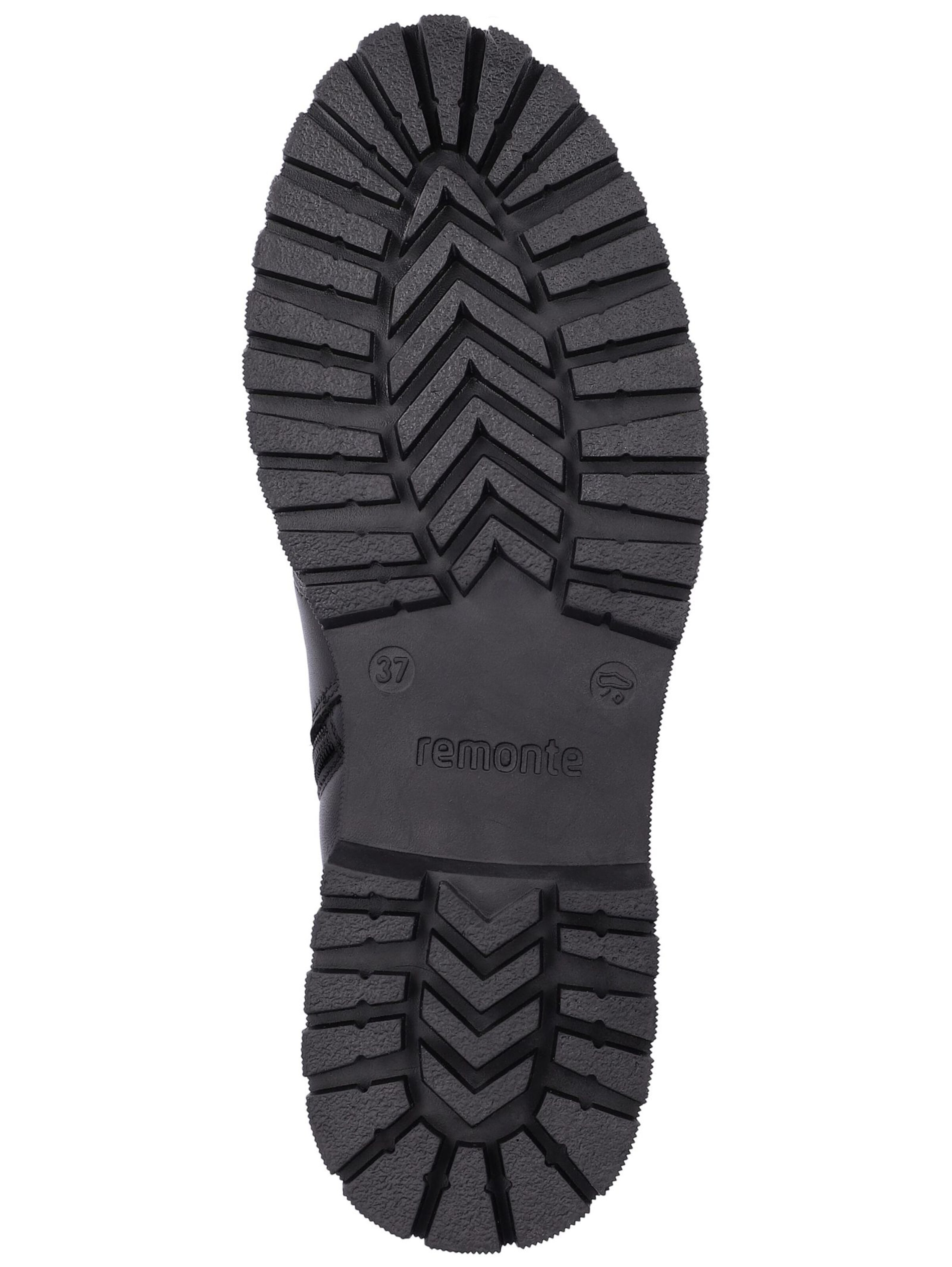 REMONTE Schnürstiefelette in Schwarz