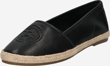 TOM TAILOR Espadrilles - fekete: elől