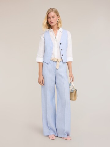 Wide leg Pantaloni di MOTIVI in blu