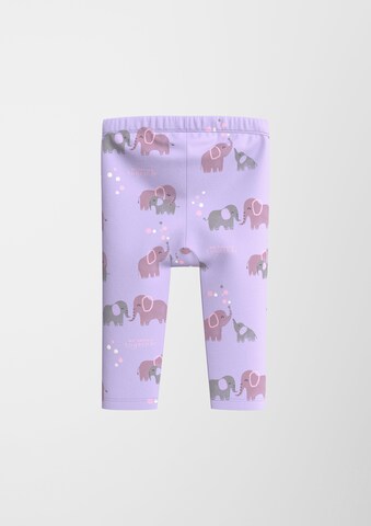 s.Oliver Skinny Leggings in Lila: Rückseite